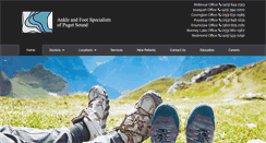 Desktop Screenshot of footankleclinics.com